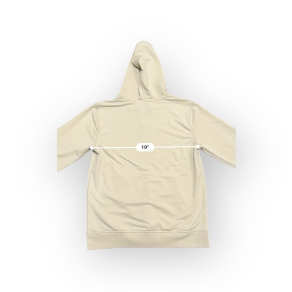 Right of Way Men’s Full Zip Hoodie Jacket Beige Athleisure Lightweight Sz M - Picture 6 of 7